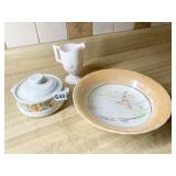 CAPRI BAKE N STORE CROCK WITH LID, PINK MILK