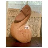 VERY HEAVY, SOLID STONE CARVED GOOSE