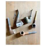 ANTIQUE PIPES IN VARIOUS STYLES, DECORATIVE PIPE