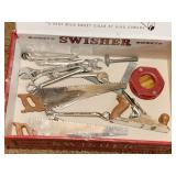 SWISHER SWEETS CIGAR BOX WITH MARX TOY TOOL SET