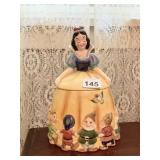 WALT DISNEY PRODUCTIONS SNOW WHITE COOKIE JAR,