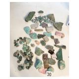 GEMSTONES MANY POLISHED STONES