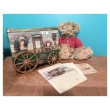 HEINZ TIN CARRIAGE WITH PAPERWORK, HEINZ TEDDY