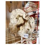 LARGE NATURAL GEODE, 8" H