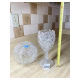 WEST GERMANY LEAD GLASS CRYSTAL BOWL, GLASS