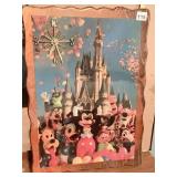 WALT DISNEY WORLD MAGIC KINGDOM WALL CLOCK