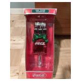 COCA COLA BLOWN GLASS CHRISTMAS TREE TOPPER