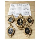 VINTAGE CAMEO MINIATURES, DRIED FLORALS, READY TO