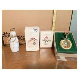 VINTAGE HALLMARK BABYS 1ST CHRISTMAS ORNAMENT,