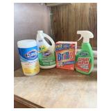 PARTIAL CLOROX WIPES AND BLEACH CLEANER, UNOPENED