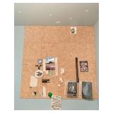 CORK BOARD SQUARES WITH RETURN OF THE JEDI MINI