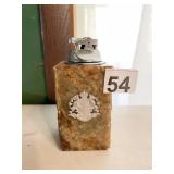MARBLE LIGHTER W/ CREST ON FRONT