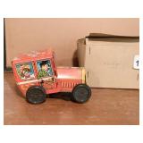 YONE TIN TOY WIND UP TRUCK, MADE IN JAPAN WITH OB