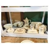 LARGE GROUP OF CHINA INCLUDING SALT AND PEPPER