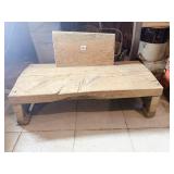 PRIMITIVE LOW BENCH 31.5" L, 9" H, 15" D