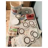 VIEW MASTER TUB WITH VIEW MASTER AND MANY MANY