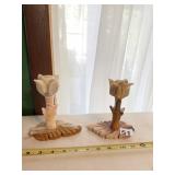 ALABASTER 6.5" H CANDLE STICKS