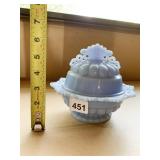 WESTMORELAND BLUE COVERED DISH