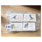 VINTAGE MINIATURE MODEL BIRD KITS