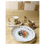 MADE IN JAPAN FRUIT PLATE WITH CUT OUTS, VINTAGE