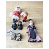 VINTAGE SALT AND PEPPER SHAKERS, AMISH COUPLE AND