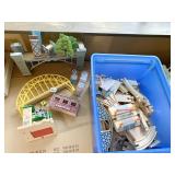 WOODEN THOMAS THE TRAIN LAY OUT BUILDINGS, TREES,