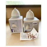 LLADRO 1994 AND 1991 CHRISTMAS BELLS IN ORIGINAL