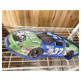 TIMBER WOLF NASCAR METAL SIGN, 23" L, 11" W