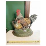 CAST IRON ROOSTER DOORSTOP