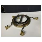 EASEL, CEILING LIGHT 16" ROUND, SWITCH ON EACH