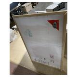 DRY ERASE BOARD 24 H X 36 W, SOCCER PLAYER POSTER