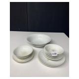SOLID WHITE CHINA, NIPPON AND BAVARIA GERMANY