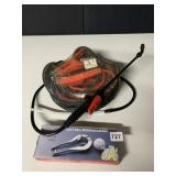 JUMPER CABLES, SPRAY NOZZLE, GOLF BALL