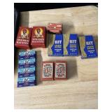 VINTAGE BOXES, COUGH LOZENGES, RIT DYE, RAISINS,