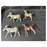 METAL DONKEYS MADE IN FRANCE, HORSES