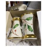 LENOX SALT & PEPPER SHAKERS