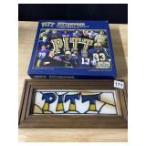 PITT BOOK THE VAULT, STAIN GLASS PITT