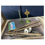 TRAIN DISPLAY RR CROSSING SIGN, LIGHTS, ETC.