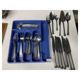 TOWEL 18/8 STAINLESS FLATWARE, MISSING FORKS