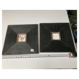 MATCHING GOLD AND BLACK PICTURE FRAMES
