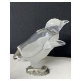 CUTE ICE-SKATING PENGUIN METAL BASE AND SKATE