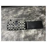 COACH WALLET & CHECK BOOK HOLDER