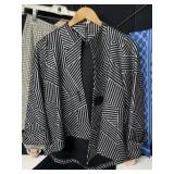 IC BY CONNIE K S BLACK/SILVER SZ. S, REAL CLOTHES