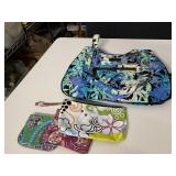 VERA BRADLEY PURSE, CLUTCH, TOPPER JONES CLUTCH