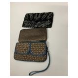 REGAL CLUTCH, 2 WALLETS