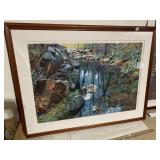 PRINT STREAM SCENE 98/100, SIGNED BOTTOM RIGHT,