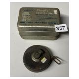 RESPIRATOR AND LUFKIN TAPE MEASURE