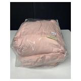 QUEEN SIZE PINK DOWN COMFORTER