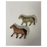 CELLULOID HORSES, 1 MISSING AN EAR