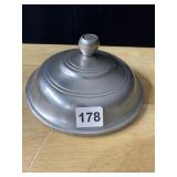 PEWTER LITLON LID WITH CREST